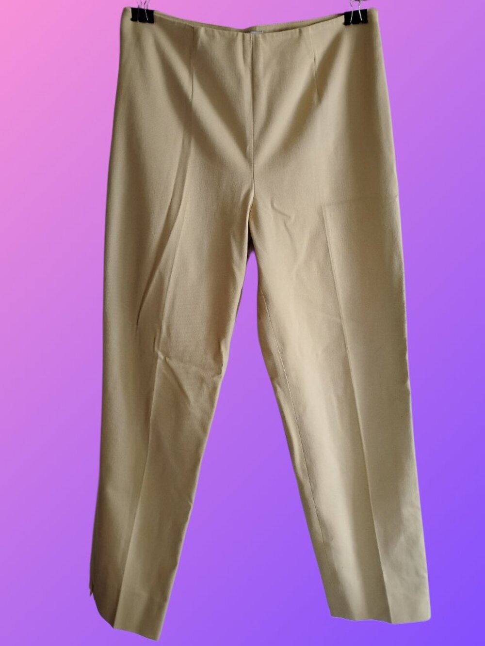 Women's Casual Beige Tan Trousers Pants Size 6